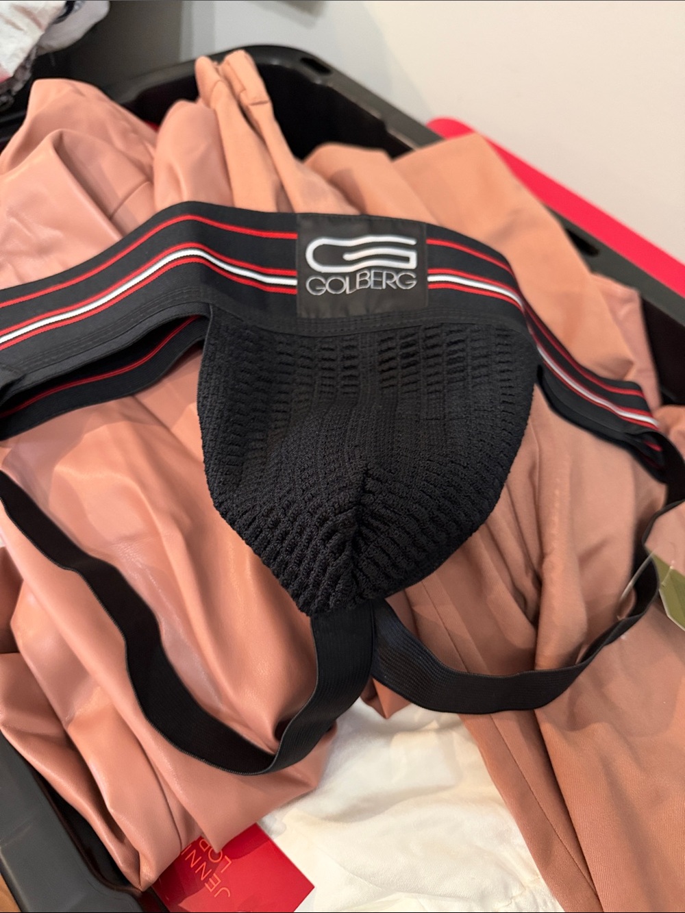 Golberg Men's Y-Back Athletic Supporter - Contoured Waistband for Comfort
